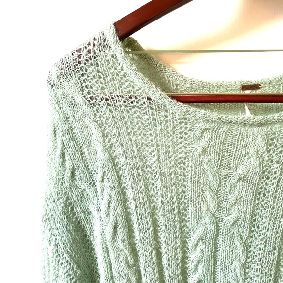 Free People l Angel Soft Pullover in Mint - Picture 2 of 15